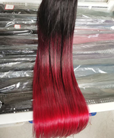 Offre Spéciale : Toupet de Luxe en Cheveux Chinois Remy Doux Effet Miroir, Double Trame, Double Tirage, Tissage à la Machine, 150g