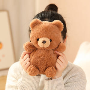 Peluche Personalizzabile a Forma di <span class=keywords><strong>Leone</strong></span>/Elefante/Orsacchiotto/Pecora, Cuscino Antistress in 100% Poliestere con Ricamo Kawaii - Product Image 3