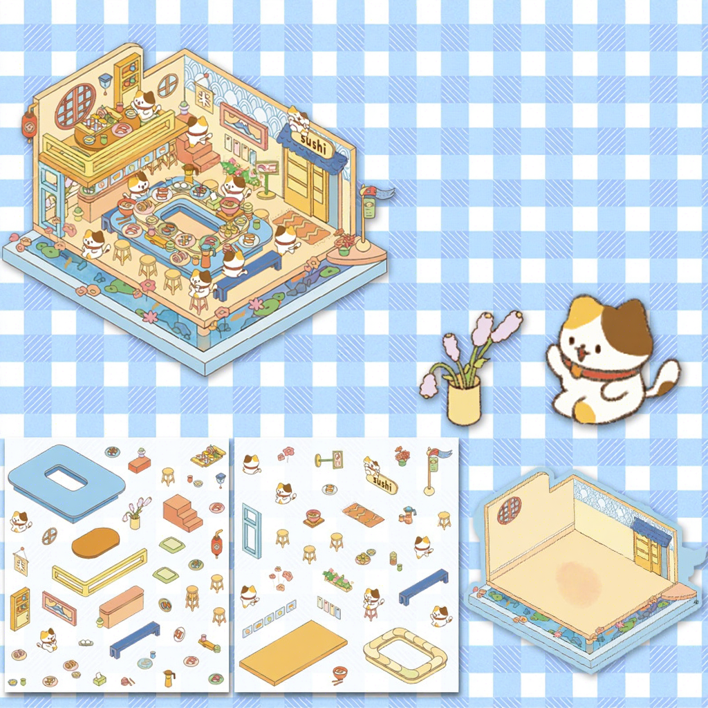 Restaurante de sushi para gatos Luckies