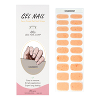 Échantillon gratuit, nouveau design réfléchissant en brocade, populaire, nuage, damassé, paillettes, Gel Semi-durci, bandes pour ongles, autocollants pour ongles