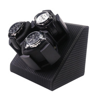 Remontoir de montres intelligent et silencieux Pro Smart Active à 3 emplacements avec arrêt automatique par détection de lumière, boîtier en fibre de carbone pour montres de luxe