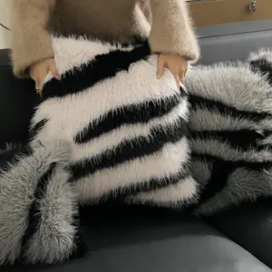 Luxe Zebra Jacquard Kussenhoes Voor Herfst Wilde Nomadisme Stijl Kussenslopen Voor Thuisbank