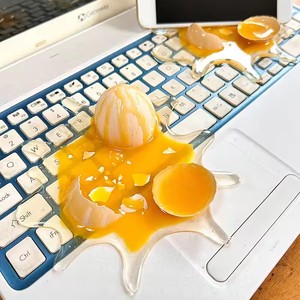 Tricky Prank Đồ Chơi Bị Hỡ Trứng Thực Tế Giải Nén Điện Thoại Di Động Chủ Spoof Đạo Cụ Vui Đảng Trang Trí - Product Image 1