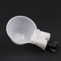 Bol à eau automatique en plastique de couleur blanche pour volaille