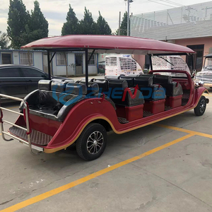 Classico vintage elettrico bus turistico auto Retro carrozzeria auto in vendita/miglior prezzo 14 posti vero classico carrello - Product Image 3