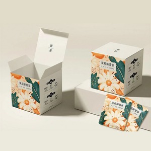 Explosive New Products Folding White Cardboard Paper <b>Boxes</b> Carton Box Eid Auto <b>Lock</b> Bottom Box For Men'S Perfume - Product Image 1