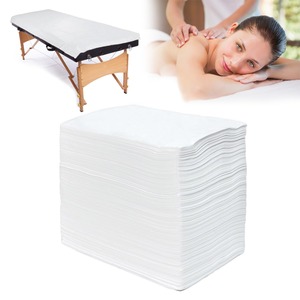 Factory Direct Supply <b>Waterproof</b> Disposable <b>Bed</b> <b>Sheet</b> White Spa Disposable <b>Bed</b> <b>Sheets</b> with Hole - Product Image 1