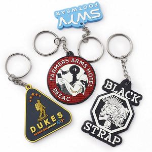 Custom 2D Soft PVC & Silicone Keychain 3D Metal Keyring Customizable Logo Business Targeted Personalized Customized <b>Key</b> <b>Chain</b> - Product Image 3