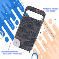 Coque de sublimation 3D vierge pour Google Pixel 10 9 9 Pro 8 8 Pro 7 7A – Impression DIY par transfert thermique – Coque arrière robuste pour téléphone portable