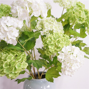 <span class=keywords><strong>Meetyou</strong></span> Hortensia Artificiel Hydratant Effet Réel Haute Qualité, Branche Unique Boule de Neige, Décoration de Table et d'Intérieur en Plastique - Product Image 3