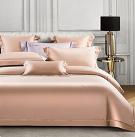 Parure de lit de luxe en 100% coton, ensemble de literie avec motifs brodés, pour hôtel, livraison gratuite