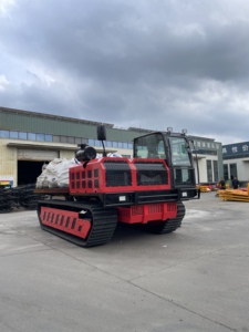 Camions à benne basculante sur chenilles peuvent être personnalisés avec un châssis à chenilles en caoutchouc, offrant une puissance élevée et une stabilité tout-terrain. - Product Image 5