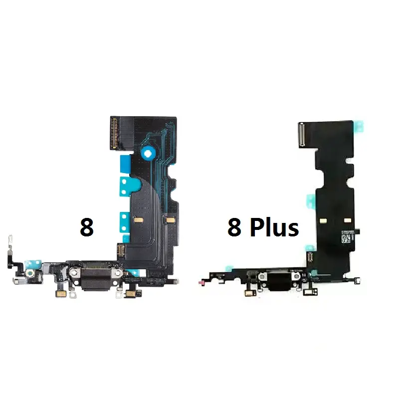 100% Original USB Charging Port Charger Dock Connector With Microphone Mic Flex Cable Tail Plug for iPhone 8 Plus 8P iPhone8