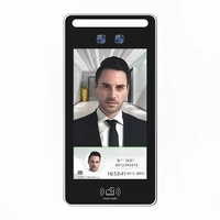 Nuevo 5 pulgadas biométrico Visible cara tarjeta tiempo asistencia y Control DE ACCESO TCP/IP WIFI código QR Palma reconocimiento Facial Software gratuito