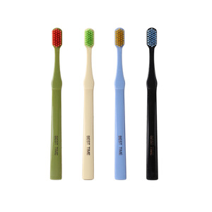 Brosse à dents Haochi Liangpin à poils doux, vente en gros, brosse à dents pour adultes, brosse à dents domestique, nettoyage à la dopamine, petite tête large pour les étudiants - Product Image 2