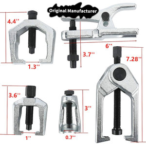6 cái bóng Doanh tách Tie Rod End puller pitman cánh tay Remover sửa chữa phía trước công cụ tự động Bộ Kit hộp - Product Image 2