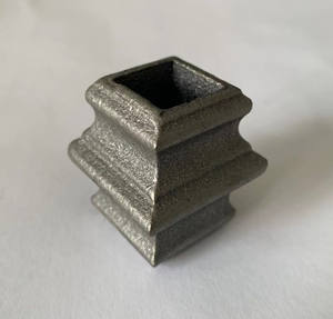 ส่วนประกอบเหล็กดัดรั้วเหล็กและประตูอุปกรณ์ตกแต่งหล่อพุ่มไม้โลหะ - Product Image 3