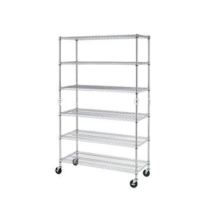 Großhandel 6-Schichtiges Indoor-Anbausystem für Microgreens mit Verchromter Oberfläche - Product Image 1