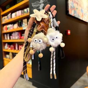 <span class=keywords><strong>Kawaii</strong></span>-Porte-clés elfe en peluche doux, porte-clés, sac à dos, pendentif à breloque, accessoires pompon pour femmes, elfe mignon à la mode - Product Image 4