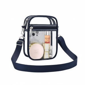 G & G กระเป๋าเก็บของ PVC สะพายข้างโปร่งใสช่วยให้สิ่งของปลอดภัยจากความชื้นสะดวกและใช้งานได้จริง - Product Image 1