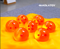 NIKOLATOY Boule de cristal à sept sphères pour figurine, boîte cadeau, ornement - Animation occidentale, à partir de 14 ans