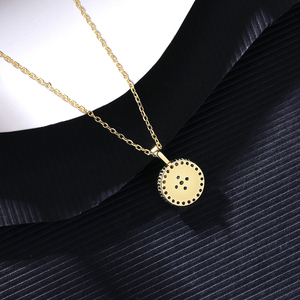 CZCITY <span class=keywords><strong>Best</strong></span> <span class=keywords><strong>Friend</strong></span>-Colgante de plata 925 con flor de nacimiento, joyería de plata chapada en oro para mujer - Product Image 5