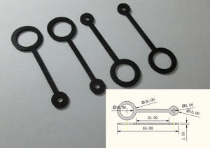 Segel terkait karet hitam Industri-gasket presisi dirancang untuk aplikasi penyegelan mekanis - Product Image 2