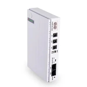 Mini UPS 8800mah 10000mAh 10400mah 14000mah 18650 3.7v Lithium Battery DC UPS 5V 9V 12V 24V POE Power Supply 18w 36w UPS