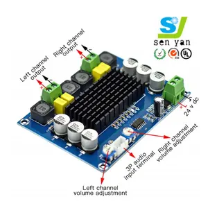 Carte d'amplificateur audio FR4 Circuit imprimé double canal PCBA/PCA