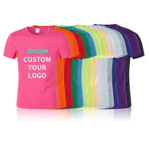 Sublimation Blank Tshirts Spandex Promotional T-shirtsPolyester T Shirts Cotton Wholesale Bulk T Shirt Short Sleeve Print