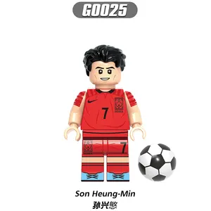 Pemain Bintang Sepak Bola Baru Pedri Messi Bale Word Cup Karakter Mini Blok Bangunan Gambar Koleksi Mainan Juguetes G0103 G0104 XT1003
