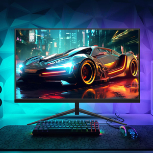 จอคอมพิวเตอร์โค้งขนาด 27 นิ้ว สำหรับเล่นเกมส์ 100Hz 180Hz 280Hz 1ms ตอบสนองรวดเร็ว ดีไซน์ไร้ขอบ จอ LCD สำหรับ PC/เกมมิ่ง จอโค้งขนาด 27 นิ้ว - Product Image 1