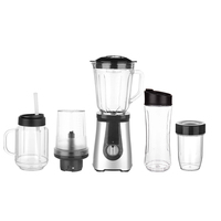 Multifunctionele retro blender voor smoothies, hakken, ijsknippen en gezonde sappen, elektrisch huishoudelijk apparaat