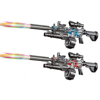 Pistolet jouet M416 Blaster personnalisé avec logo, obusier de tir, pistolet jouet M4 Splatter Balster avec silencieux lumineux coloré