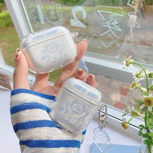 Funda sencilla de flores transparentes para <span class=keywords><strong>AirPods</strong></span> 4 2024, funda para auriculares para <span class=keywords><strong>Apple</strong></span> <span class=keywords><strong>Airpods</strong></span> <span class=keywords><strong>Pro</strong></span> 1 <span class=keywords><strong>2</strong></span> 3 4th <span class=keywords><strong>Gen</strong></span>, funda protectora, llavero - Product Image 1