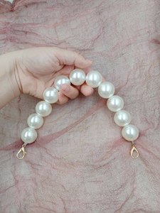 Correa de Perlas de Lujo de 2 cm para Bolsos, Accesorios para Bolsos, Asas para Bolsos, Cadena de Perlas Bonitas, Asa de Perlas para Bolsos de Mujer - Product Image 4