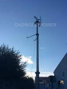 Generador de turbina eólica de eje vertical 600W a 5kW turbina eólica vertical para uso doméstico 3KW 2kw 1KW generador de energía libre - Product Image 6