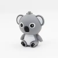 Móc Khóa Mới Lạ LED Gấu Koala Gấu Đèn Led Dây Móc Khóa Có Âm Thanh, Anime