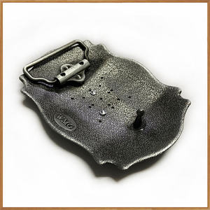 Hebilla de cinturón retro de vaquero occidental de aleación de zinc con patrones de flores de moda personalizados al por mayor para ancho de cinturón de 40mm - Product Image 6