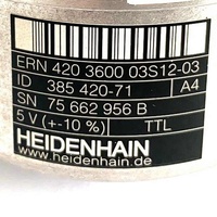 Nouveau capteur d'encodeur rotatif Heidenhain ERN 420 3600 03S12-03K pour ascenseur, référence 385420-71, sortie TTL optique