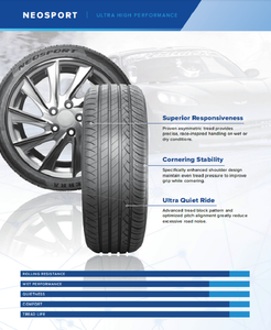 ยางรถยนต์ NEOTERRA Sport 245/45ZR18 100W UHP สำหรับรถยนต์สมรรถนะสูง ความเร็วสูง - Product Image 4