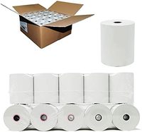 Rouleau de papier thermique ECG haute qualité 57x40mm pour caisses enregistreuses et systèmes de point de vente – Meilleure visibilité et lisibilité, simple face, 98 %