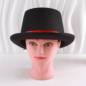 Chapeaux <span class=keywords><strong>de</strong></span> <span class=keywords><strong>Noël</strong></span> en gros, chapeaux <span class=keywords><strong>de</strong></span> performance magique avec ruban rouge, houx et baies, chapeaux <span class=keywords><strong>de</strong></span> fête - Product Image 5