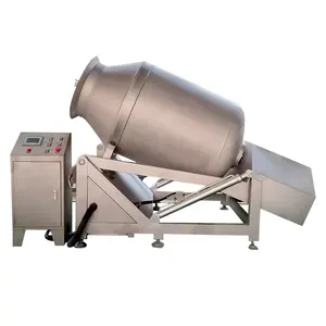 SUS 304 Automatic Meat industrial Hydraulic frequency conversion vacuum roll kneading marinator machine