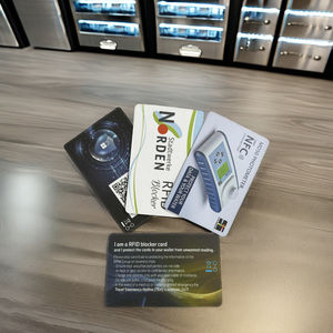 Carte RFID haute technologie 13,56 MHz en PVC, étiquette de blocage de signal NFC, protection anti-scan pour la sécurité des informations bancaires, impression - Product Image 5