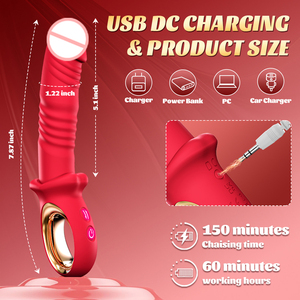 Stimolatore Clitorideo con 10 Velocità Controllabile via App, Vibratore Punto <span class=keywords><strong>G</strong></span>, Dildo Vibrante, Giocattolo Sessuale per Donne - Product Image 2