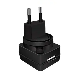 5V1A 2A 12V1A Universal 3 in 1 UK/EU/US Universal AC DC USB Power Supply Adapter Converter Plug