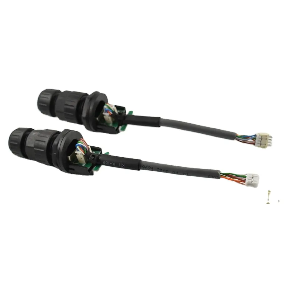 Male Female Waterproof RJ45 Connector with Ethernet Cable