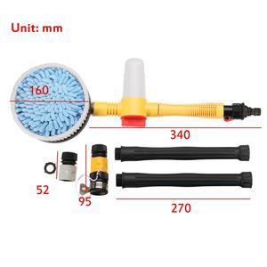 <span class=keywords><strong>Brosse</strong></span> de lavage de voiture rotative automatique à 360 degrés avec flux d'eau intégré et poils doux pour le detailing automobile - Product Image 6
