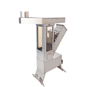 Poêle <span class=keywords><strong>à</strong></span> <span class=keywords><strong>bois</strong></span> manuel LULING HJ600 toutes saisons en acier inoxydable pour le camping - Product Image 2